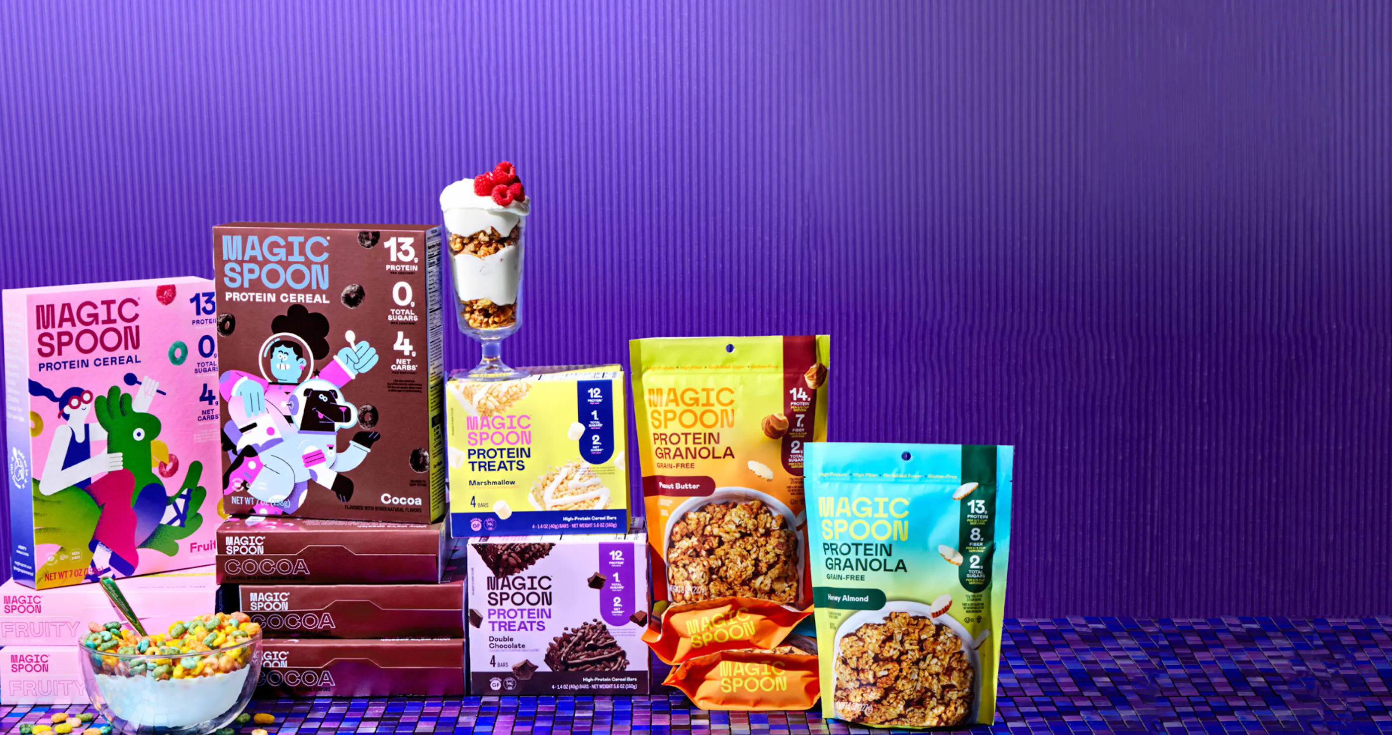Magic Spoon Store Display High Protein, Keto-Friendly, 0g Sugar Cereal | Magic Spoon Cereal