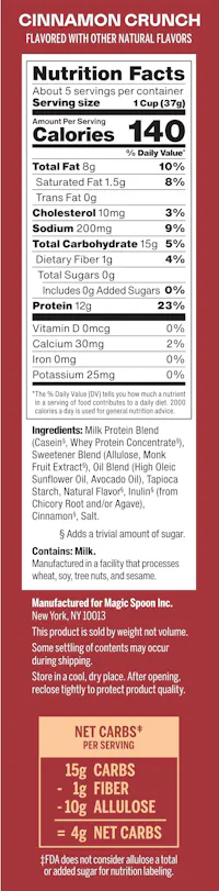 Cinnamon Crunch - 1 case (4 boxes)