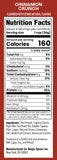 Cinnamon Crunch - Protein + Fiber Cereal 1 case (4 boxes)