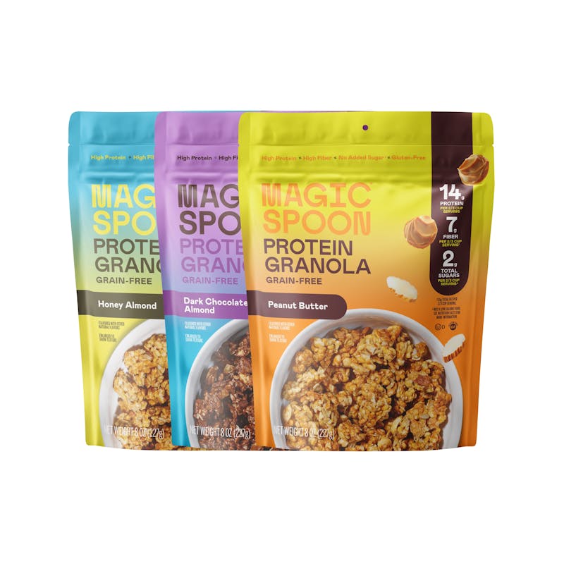 Magic Spoon Protein Granola Variety 3 Pack Granola