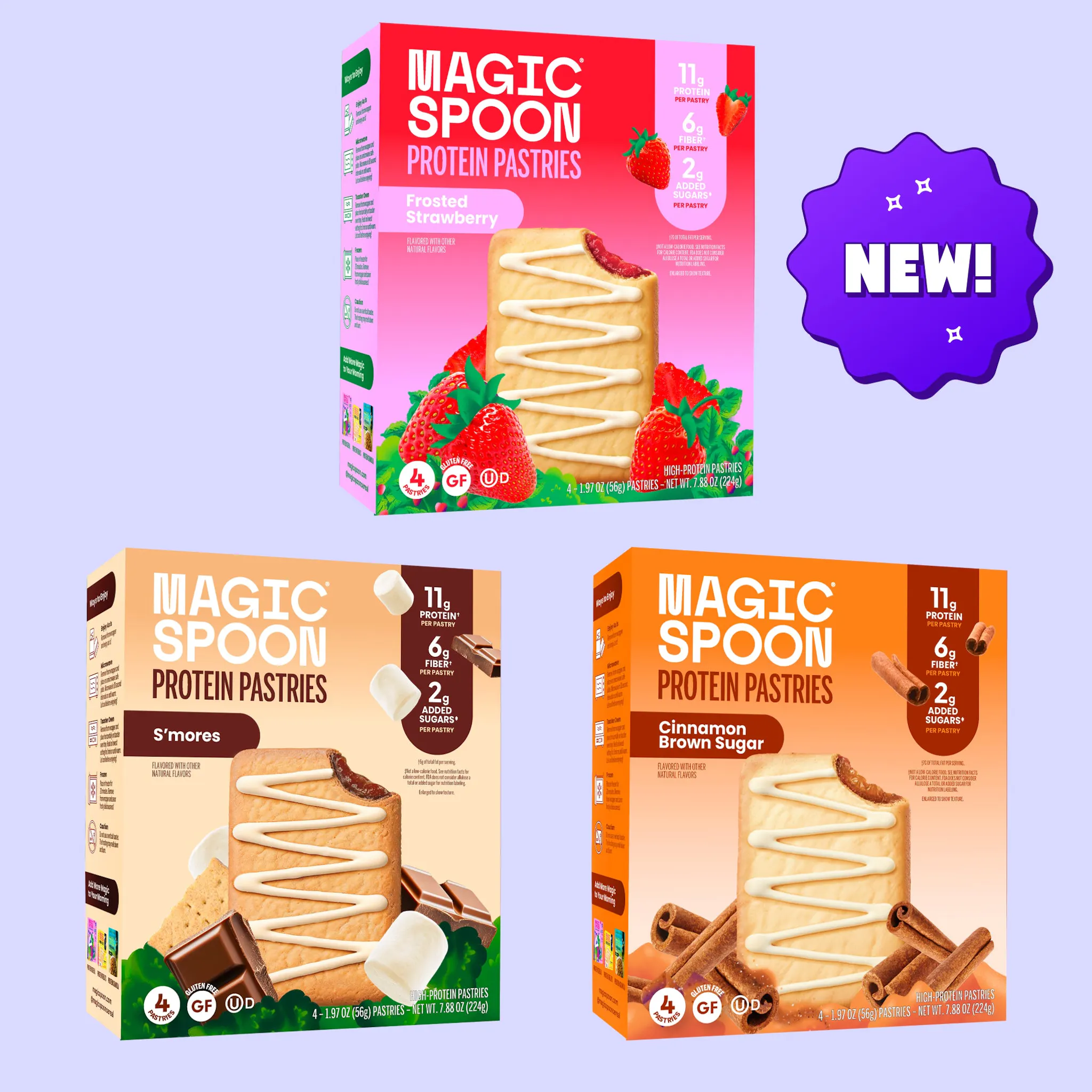 Protein Pastries Sampler Pack - 3 Boxes (TTS)