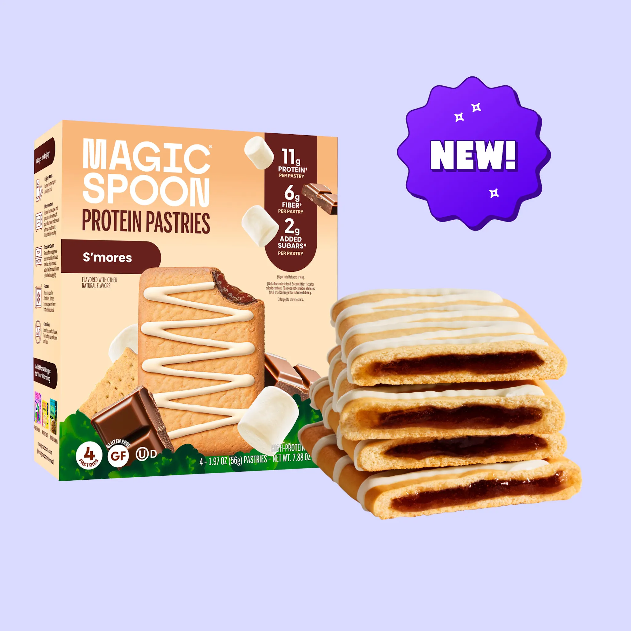S'mores Pastries 3-Pack - TTS