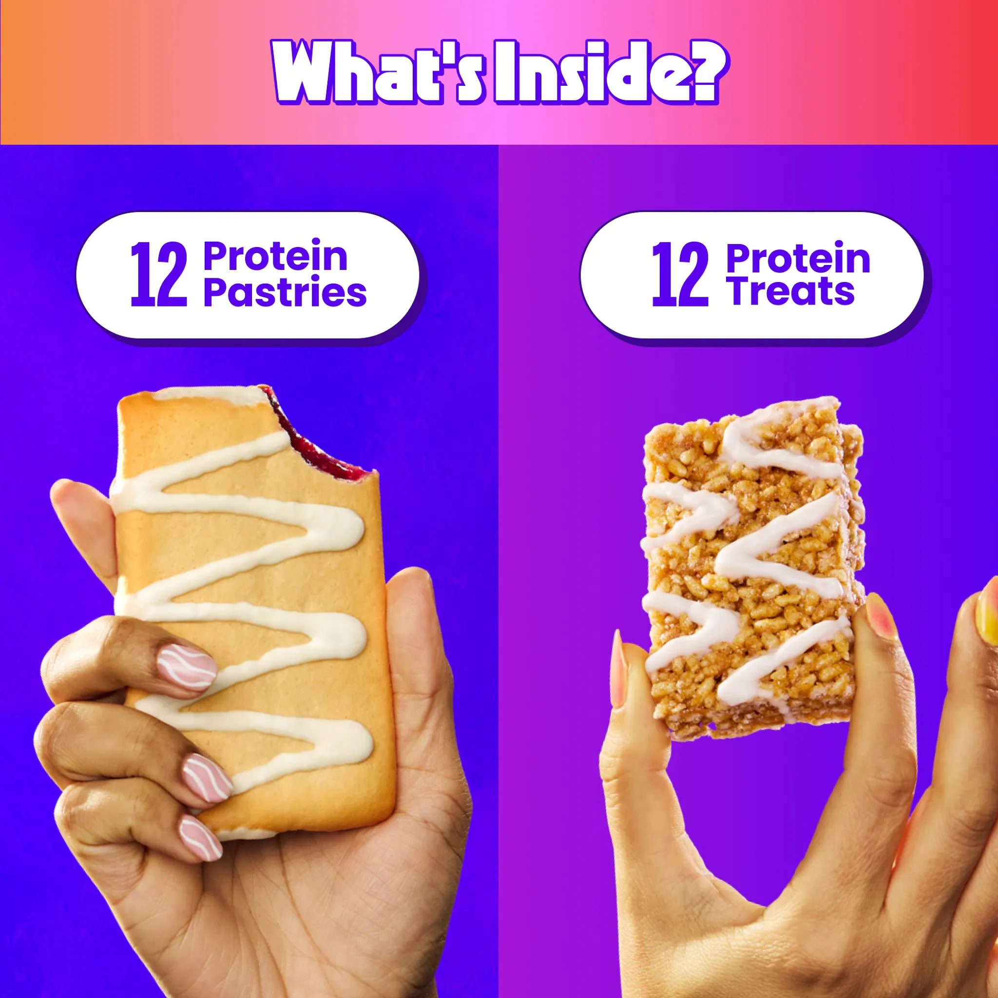 Grab-and-Go Protein Bundle - 12 Treats, 12 Pastries