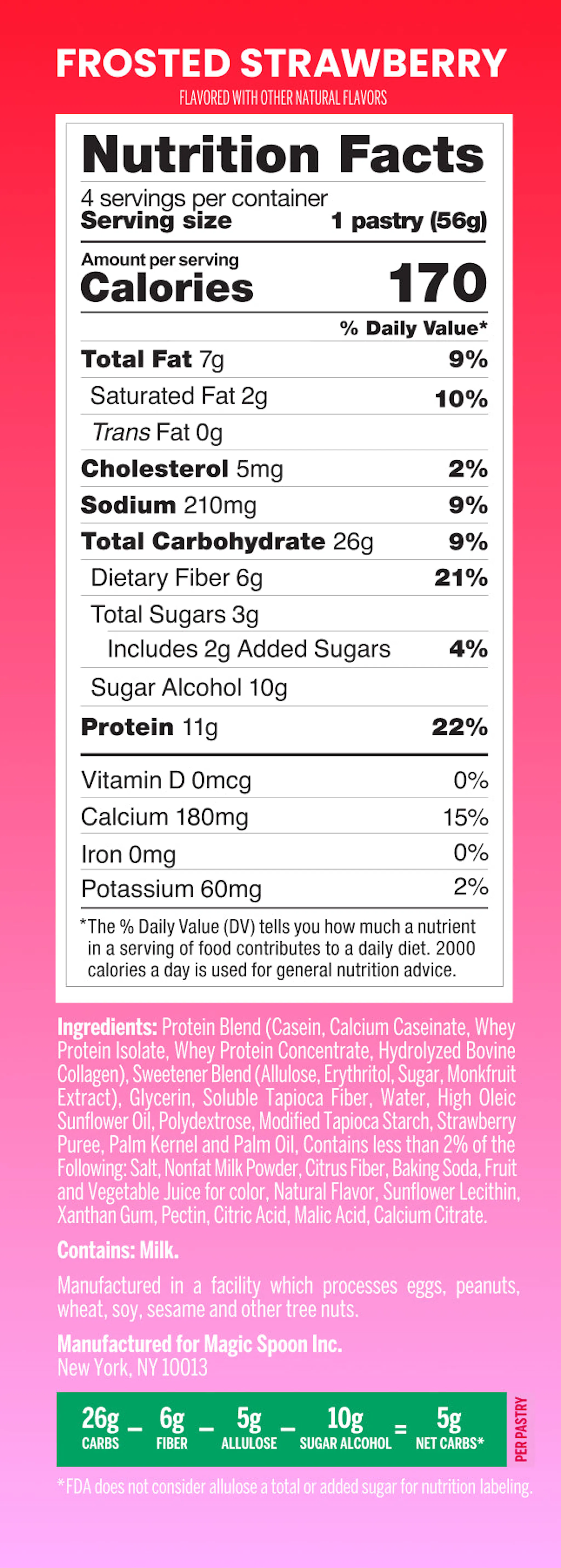 Frosted Strawberry Pastries 3-Pack - TTS