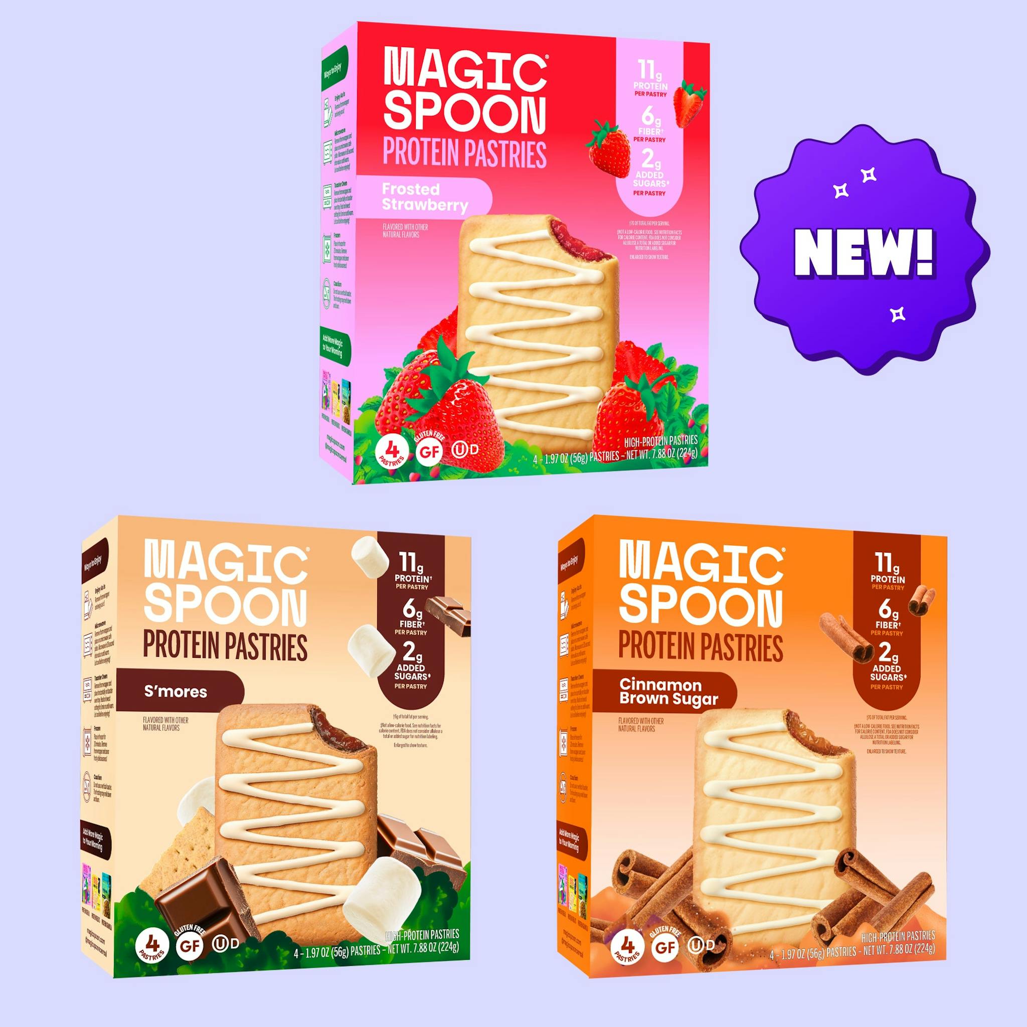 Magic Spoon Protein Pastries Variety 4 Pack 