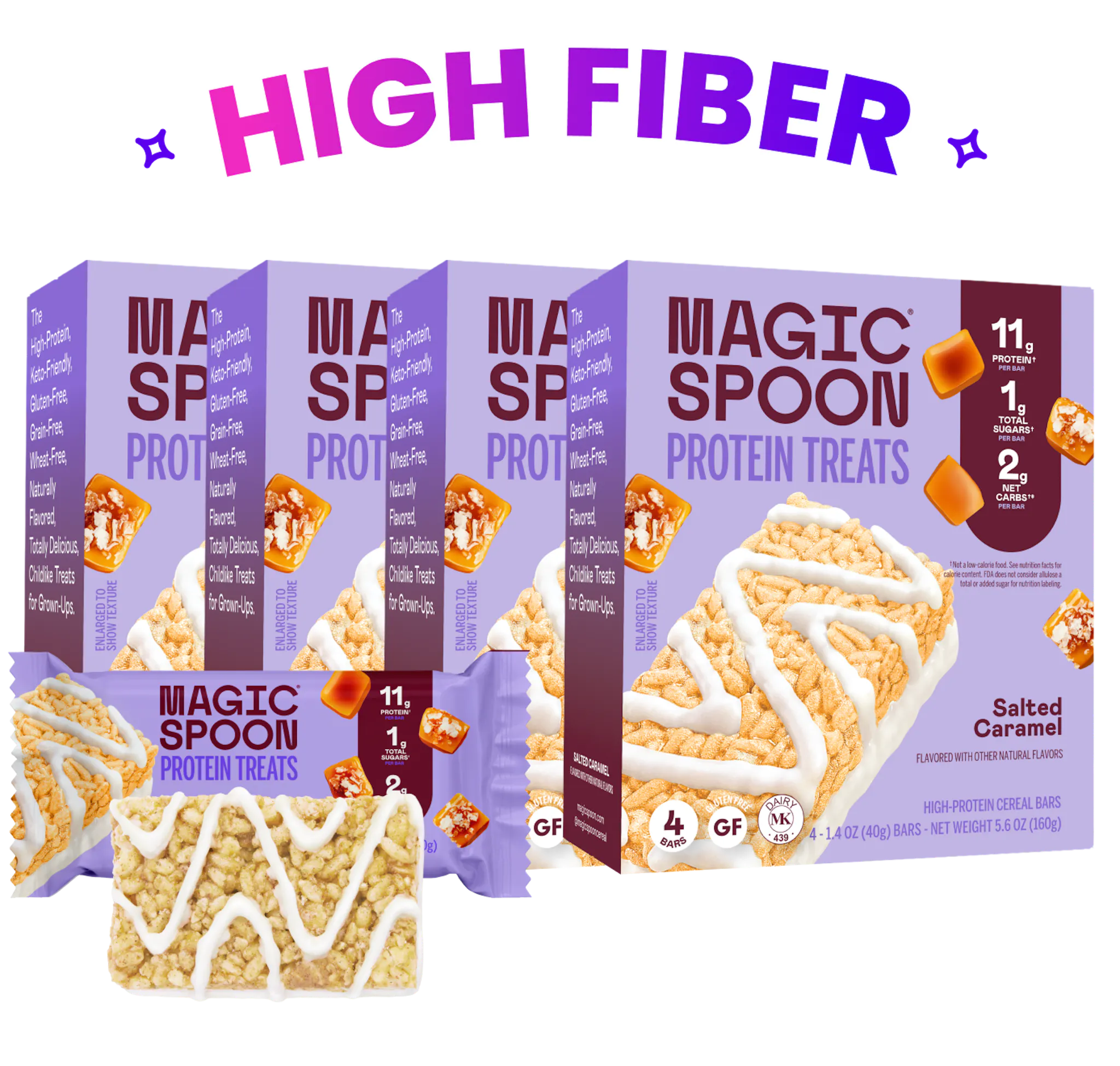 #DFD1FF | Magic Spoon Salted Caramel Treats