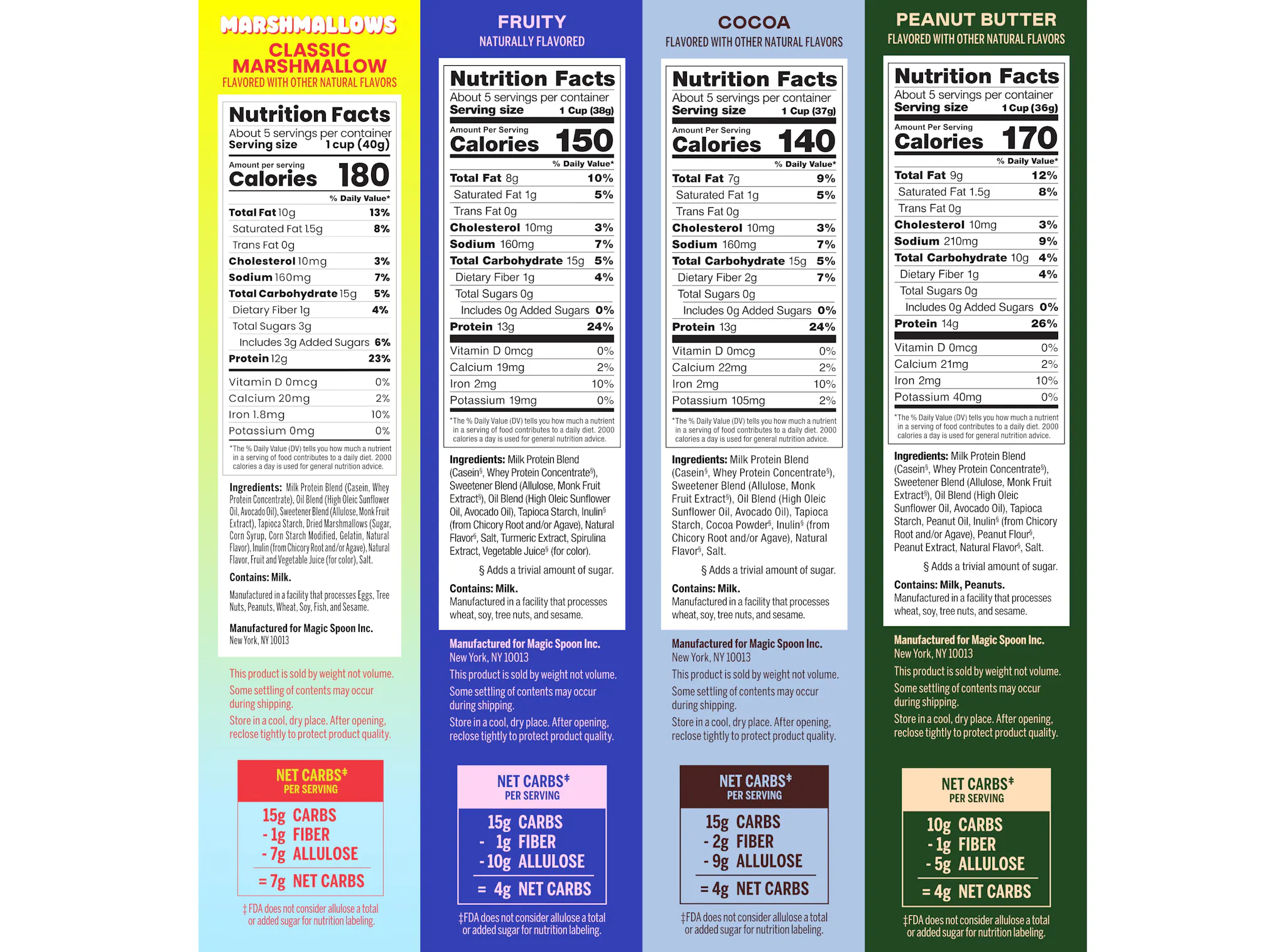 Variety 4 - Protein Cereal + Protein Cereal with Marshmallows