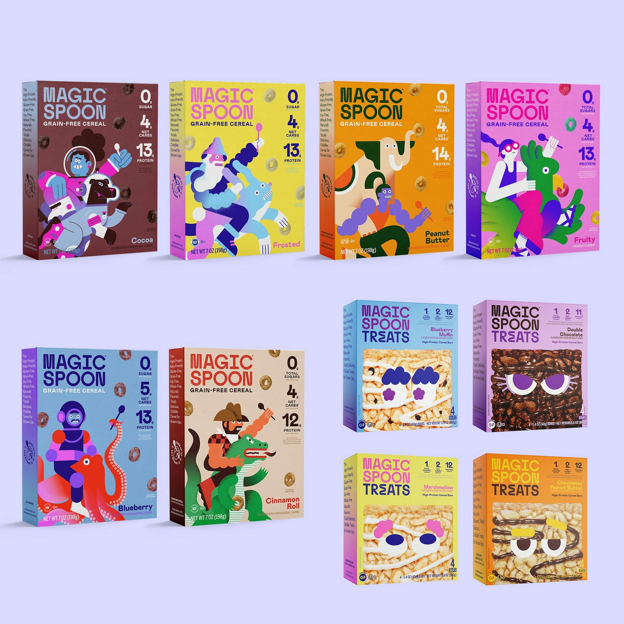 Magic Rocks Cereal Ultimate Magic Mix Bundle | Cereal & Cereal Treats Pack | Magic Spoon