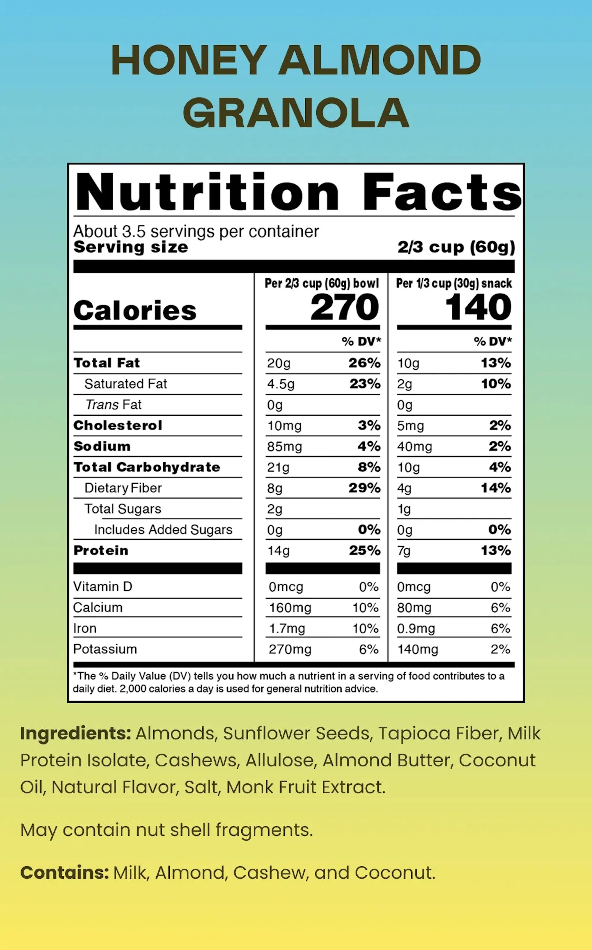 Honey Almond - 4 Bags of Granola
