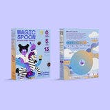 Front and Back of Cookies and Cream Magic Spoon Cereal