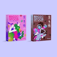 Front of Magic Spoon Cocoa and Fruity Cereal