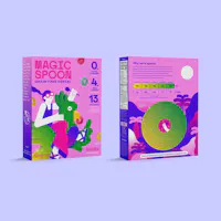 Front and Back of Fruity Magic Spoon Cereal
