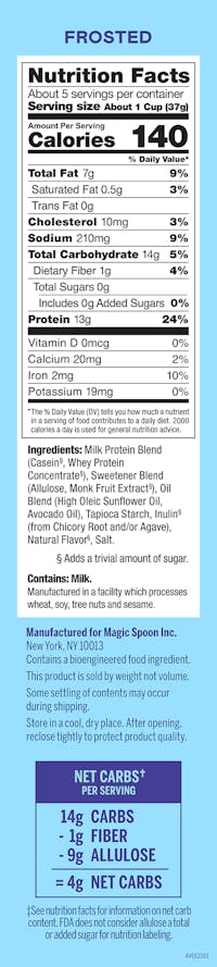 Frosted Cereal Ingredients