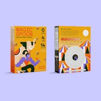 Front and Back of Peanut Butter Magic Spoon Cereal